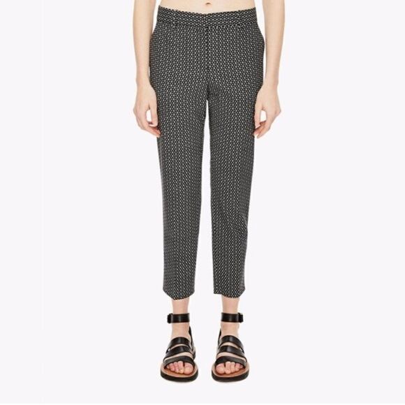 Theory Treeca 2 Tile Geo Wool Dress Pants - Picture 1 of 8